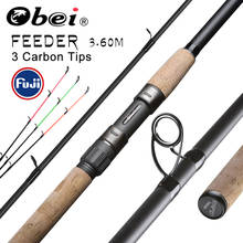 Obei Feeder Fishing Rod  Spinning Casting Travel Rod 3.6m Vara De Pesca Fuji Carp Feeder 40-200g Pole 2024 - buy cheap
