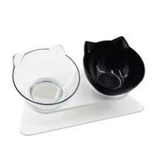 Non-slip Cat Bowls Double Pet Bowls With Raised Stand Pet Food and Water Bowls For Cats Dogs Feeders Pet Products Cat Bowl 2024 - buy cheap