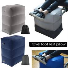 Kids Flight Sleeping Resting Pillow On Airplane Car Bus Pillow Inflatable Travel Foot Rest Pillow Folding Adjustable Footstool 4 2024 - buy cheap