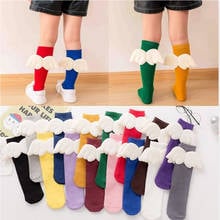 Baby Wings Stocking Kids Soft Cotton leg warm Toddler Knee High Stocking student sneaker Legwarm Autumn Winter New 2024 - buy cheap