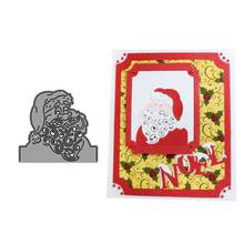 CH Santa Claus Metal corte troqueles álbum de recortes repujado plantilla artesanal corte troqueles para manualidades de tarjetas DIY hecho a mano 2024 - compra barato