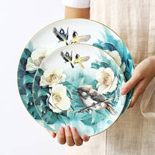 Bone china dinner plate steak plate breakfast dish home tableware  creative dessert fruit plates ceramic decoration plate 2024 - buy cheap