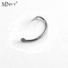 MNFT 200PCS Abrasion Resistance Fly Fishing Hook Nymph fishhook Fly Hooks Fishing Trout Salmon Dry Flies Fish hook 6# 8# 12# 2024 - buy cheap