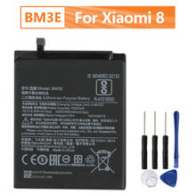 Replacement Battery BM3E For Xiaomi 8 MI8 M8 BM3E Genuine Replacement Phone Battery 3400mAh With Free Tools 2024 - buy cheap
