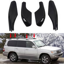 Для Toyota Land Cruiser LC100 FJ100 1998-2007 черный SUV Rails Rack Крышка для ног защитная крышка комплект автомобильные аксессуары 2024 - купить недорого