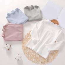 New 2020 Spring Autumn Winter Children Girl Turtleneck Shirts Baby Toddler Cotton Clothes Girls T Shirt Tops Tee Kids T Shirts 2024 - buy cheap