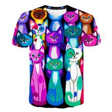 Camisetas para mejores amigas de animales para niños, camisas divertidas de gato negro para niñas, ropa de manga corta para niños, camiseta informal de verano 2024 - compra barato