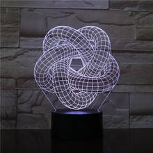 Novelty Abstract Shape 3D Desk Lamp Illusion Visual Child Night Light LED Lighting Toys Luminaria Bedroom Home Party Decor Light 2024 - buy cheap