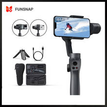 Funsnap Capture2-cardán estabilizador de mano de 3 ejes para Smartphone, Samsung, Iphone, Gopro, cámara de acción, EKEN, Kit de cardán, IOS, Android 2024 - compra barato