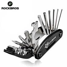 Rockbros-conjunto de ferramentas para reparo de bicicleta, 16 em 1, conjunto de chaves de fenda para conserto de ciclismo, mountain bike 2024 - compre barato