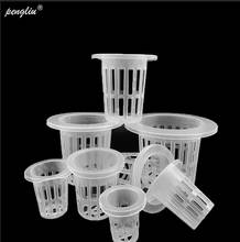 10PS High Quality Plastic Hydroponic Mesh Pot Soilless Cultivation   Reuse For Fixed Root Aeroponic Plant Grow Garden Clone 2019 2024 - buy cheap