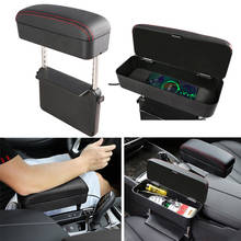 Universal Car Armrest Box Elbow Support Adjustable Car Center Console Arm Rest Car Styling Auto Seat Gap Organizer Arm Rest Box 2024 - buy cheap