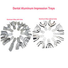 Dental Aluminum Alloy Impression Trays Without Holes And Holes 2 Types 2024 - buy cheap