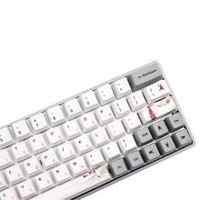Ink Plum Dye-Sublimation Keyboard Cute Keycaps PBT OEM Profile Keycap For GH60  2024 - buy cheap