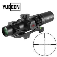Mira telescópica para Rifle de caza, visor táctico con retícula iluminada en rojo y verde, 1-5x24 2024 - compra barato