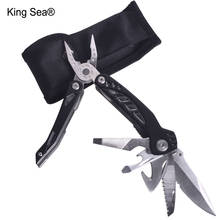 King Sea Multi Folding Plier Portable Outdoor Knife Hand Tools Wire Cutter Screwdriver Saw Multifunction Survival Pocket Tools 2024 - buy cheap