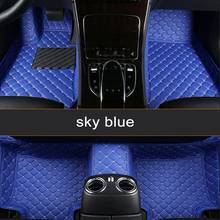 Alfombrillas de cuero para coche, accesorio impermeable para Interior de Peugeot 508, 2011, 2012, 2013, 2014, 2015, 2016, 2017 2024 - compra barato
