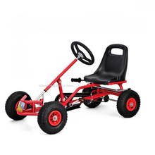 Детская Педаль картинг, ездить на резиновых колесах Спортивные Гоночные Игрушки Трайк-автомобиль 2024 - купить недорого
