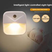 Lámpara de noche cuadrada con Sensor para decoración de dormitorio, minilámpara de dormitorio con Control de luz, regalo para bebé, luces románticas decorativas 2024 - compra barato