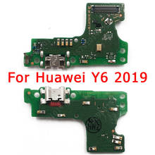 Placa de carga USB Original para Huawei Y6 Prime 2019, puerto de carga, Conector de base, Cable flexible, piezas de repuesto 2024 - compra barato