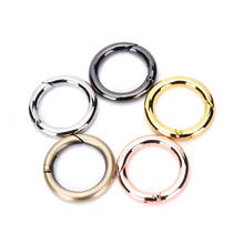 Metal Spring Gate O Ring Openable Keyring Leather Bag Belt Strap Buckle Dog Chain Snap Clasp Clip Trigger Luggage Leathercraft 2024 - buy cheap