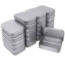 24 Pack Metal Rectangular Empty Hinged Tins Box Containers Mini Portable Box Small Storage Kit,Home Organizer,3.75 by 2.45 by 0. 2024 - buy cheap