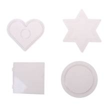 4Pcs Diy Transparent Shape Puzzle Template For 2.6mm Hama Beads Perler Beads 24BE 2024 - buy cheap
