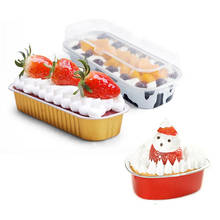 Doggy Box Lunch Tin Box Salad Bowl Non-Stick Case Tinfoil Cake Mold Aluminum Foil Bakeware Loaf Pan Cheese Box Container 100pcs 2024 - buy cheap
