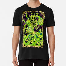 Camiseta de la muerte, pegatinas de dibujos animados del mago Undead, El Lich Enchiridion, Tarot 2024 - compra barato