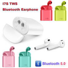 Fone de ouvido sem fio tws i7s, com bluetooth, estéreo, esportivo, compatível com aparelhos iphone, xiaomi, huawei, lg ou qualquer outro telefone 2024 - compre barato