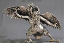 Тибетская Тантра буддистская храм Серебряная летящая птица Крылатая статуя бога Будды 2024 - купить недорого
