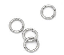 DoreenBeads Stainless Steel Open Jump Rings silver color 6mm Dia. Findings, sold per packet of 50 Hot new 2024 - buy cheap