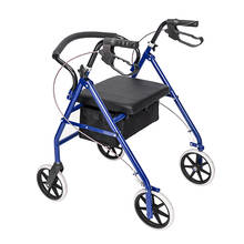 Steel&Nylon Walker with Wheels 3-Color Height Adjustable Comfortable Padded Seat for Indoor and Outdoor Use[US-Stock] 2024 - buy cheap