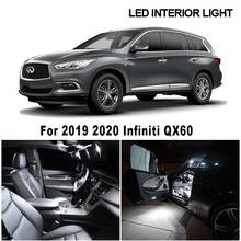 10 Luces LED blancas Canbus para puerta de carga, Kit de paquete para 2019 2020 Infiniti QX60, lámpara de matrícula sin Error 2024 - compra barato