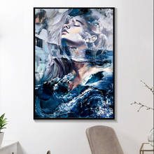 Woman Abstract Canvas Painting Wall Art Print Poster Picture Decorative Painting Living Room Abstract Woman Home Decoration 2024 - buy cheap