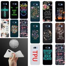 Bible verse Philippians Soft Silicone Case For Samsung S21 S20 S11 Ultra S10 S9 S8 Plus lite E S7 Edge 5G fe 2024 - buy cheap