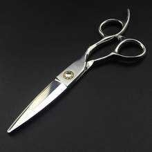 professional Japan 440c steel 6 '' Willow cut hair scissors makeup haircut thinning barber cutting shears hairdresser scissors 2024 - buy cheap