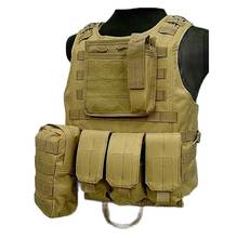 USMC Molle боевой штурмовой носитель для пейнтбола тактический жилет 2024 - купить недорого