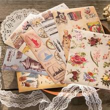 10pcs/pack Vintage Stickers Retro hand account sticker series diary planner cut DIY sticker DIY cut by yourself 2024 - buy cheap