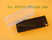 Caja protectora de almacenamiento de tarjetas de memoria, estuche de plástico duro 10 en 1 para Sony Psvita PS Vita PSV 1000 2000 Slim, 10 unids/lote 2024 - compra barato