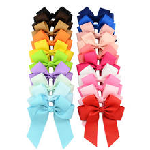 20 Pcs/lot Cute Satin Ribbon Bowknot Hair Clips For Children Girls Hairpins Boutique Barrettes Headwear Kids Hair Accessories 2024 - buy cheap