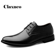 CLAXNEO/Мужская официальная обувь; модельные туфли из натуральной кожи; мужские оксфорды; деловая офисная обувь; мужские свадебные туфли; люксовый бренд 2024 - купить недорого