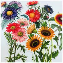 Beautiful Daisy Flowers Stickers Junk Journal Planner Stickers Scrapbooking Decorative Sticker DIY Craft Photo Albums 2024 - buy cheap