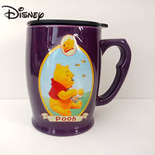 Disney winnie o pooh desenho animado copo de água cerâmica café leite xícara de chá copo de cereais café da manhã copo mark copo 500ml 2024 - compre barato