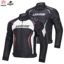 LYSCHY-Chaqueta de motocicleta transpirable para hombre, Chaqueta impermeable para Motocross, armadura corporal, 5XL 2024 - compra barato