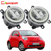 Cawanerl For Toyota IQ 2009 2010 2011 2012 2013 Car 4000LM LED Bulb Fog Light + Angel Eye DRL Daytime Running Lamp 12V 2 Pieces 2024 - buy cheap