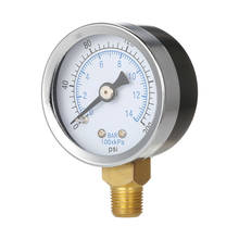 2018 NEW 40mm 0~200psi 0~14bar Pool Filter Water Pressure Dial Hydraulic Pressure Gauge Meter Manometer 1/8" NPT Thread HOT 2024 - buy cheap