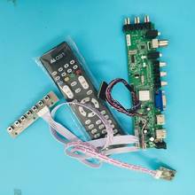 Kit For N173FGE-L63 DVB-T DVB-T2 TV LVDS USB AV Signal controller board VGA LED HDMI digital WLED 40pin 1600X900 17.3" remote 2024 - buy cheap