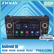 Radio con GPS para coche, 10,0 reproductor multimedia con Android, pantalla táctil IPS, 4 + 64G, Navi, Audio estéreo, DVD, unidad principal, para Mazda3, Mazda 3, años 2003 a 2009 2024 - compra barato