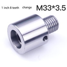 Manguito de conversión de husillo de torno para carpintería, M33 x 3,5, 1 pulgada, 8 dientes, 1 ", 1/4 2024 - compra barato